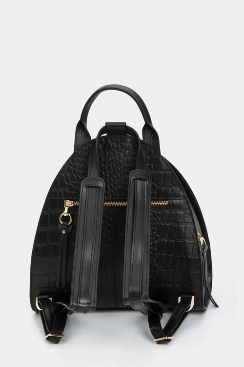 1023041 Mochila de cuero grabado