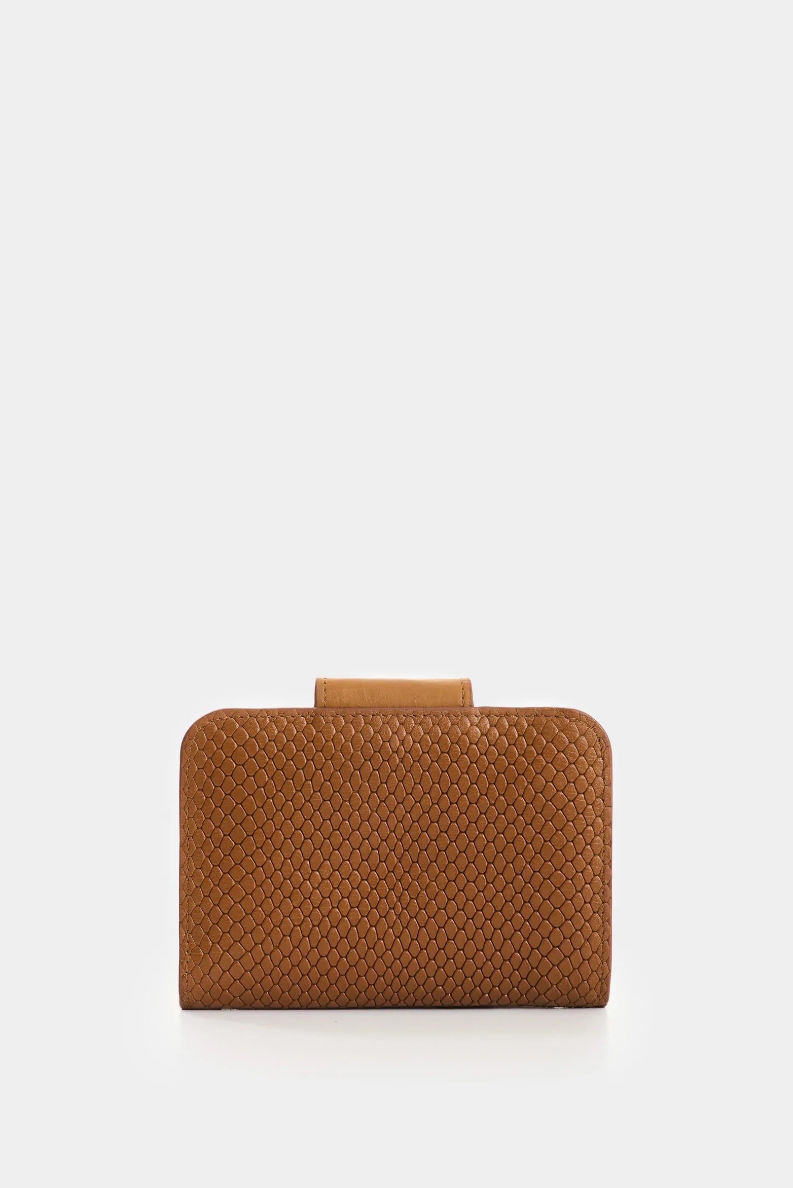 1039071 Billetera de cuero grabado para mujer Hiedra
