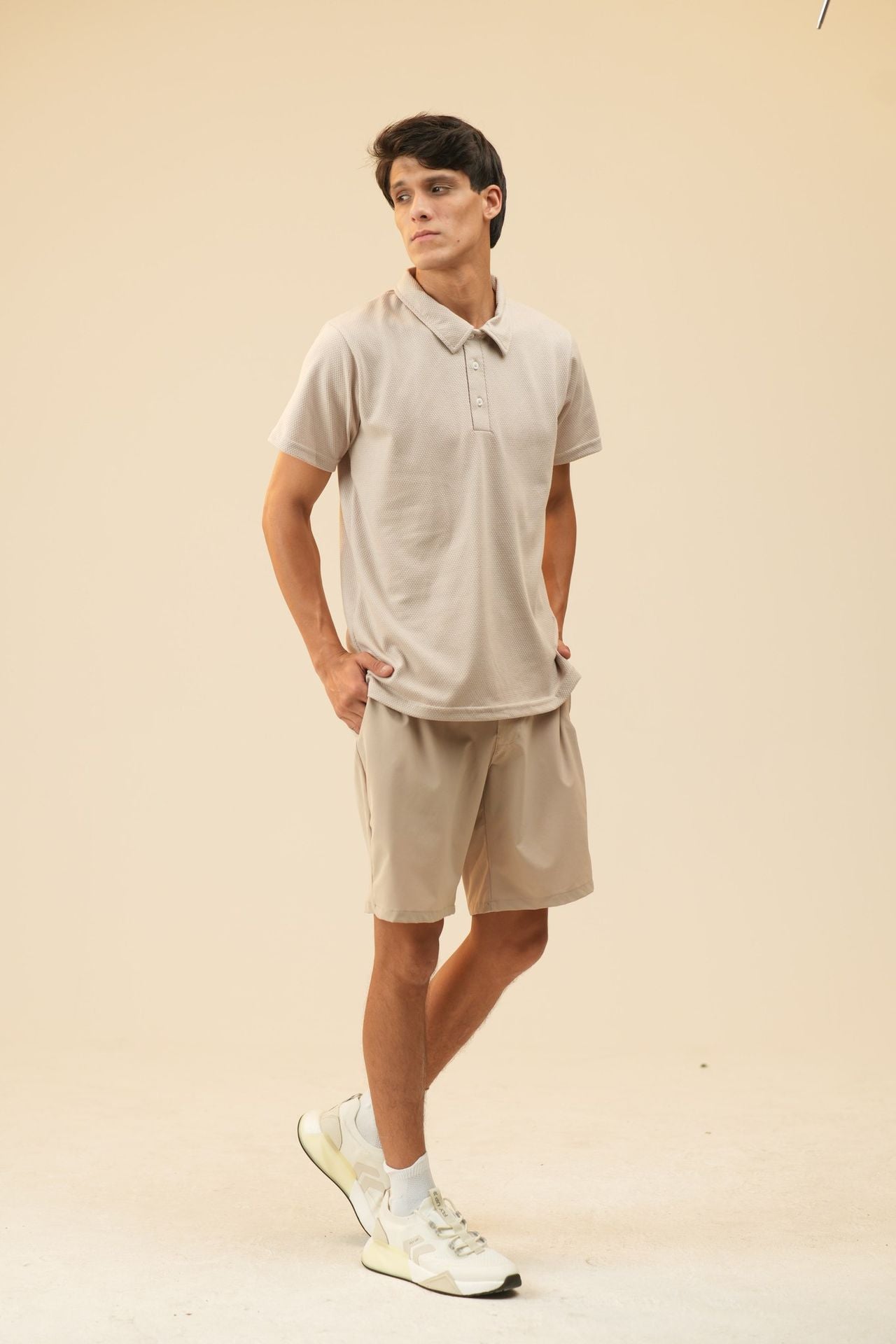 Camisa polo textura
