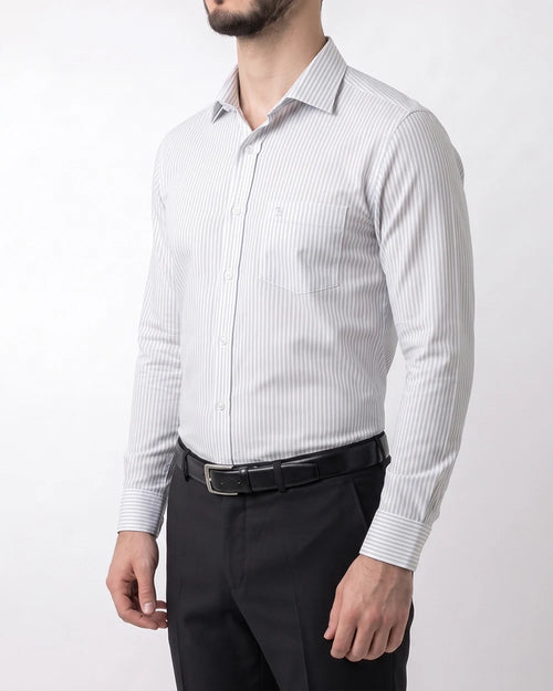 KL-0000101 Camisa slim fit rayas