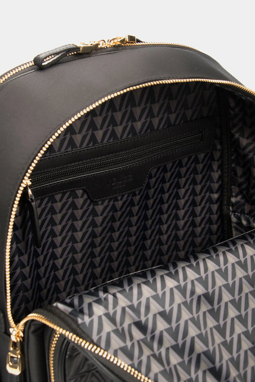 Mochila roselli con cuero