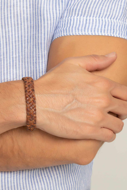 Pulsera turky de cuero para hombre combinada