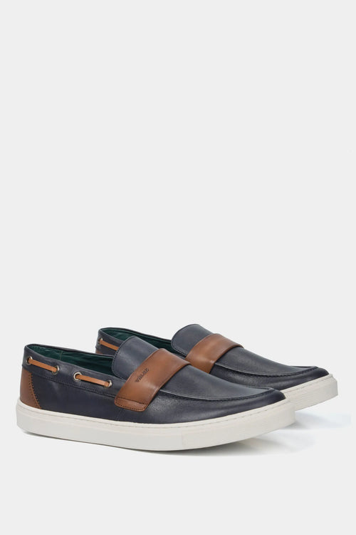 Mocasines Deportivos de Cuero para Hombre Vintage