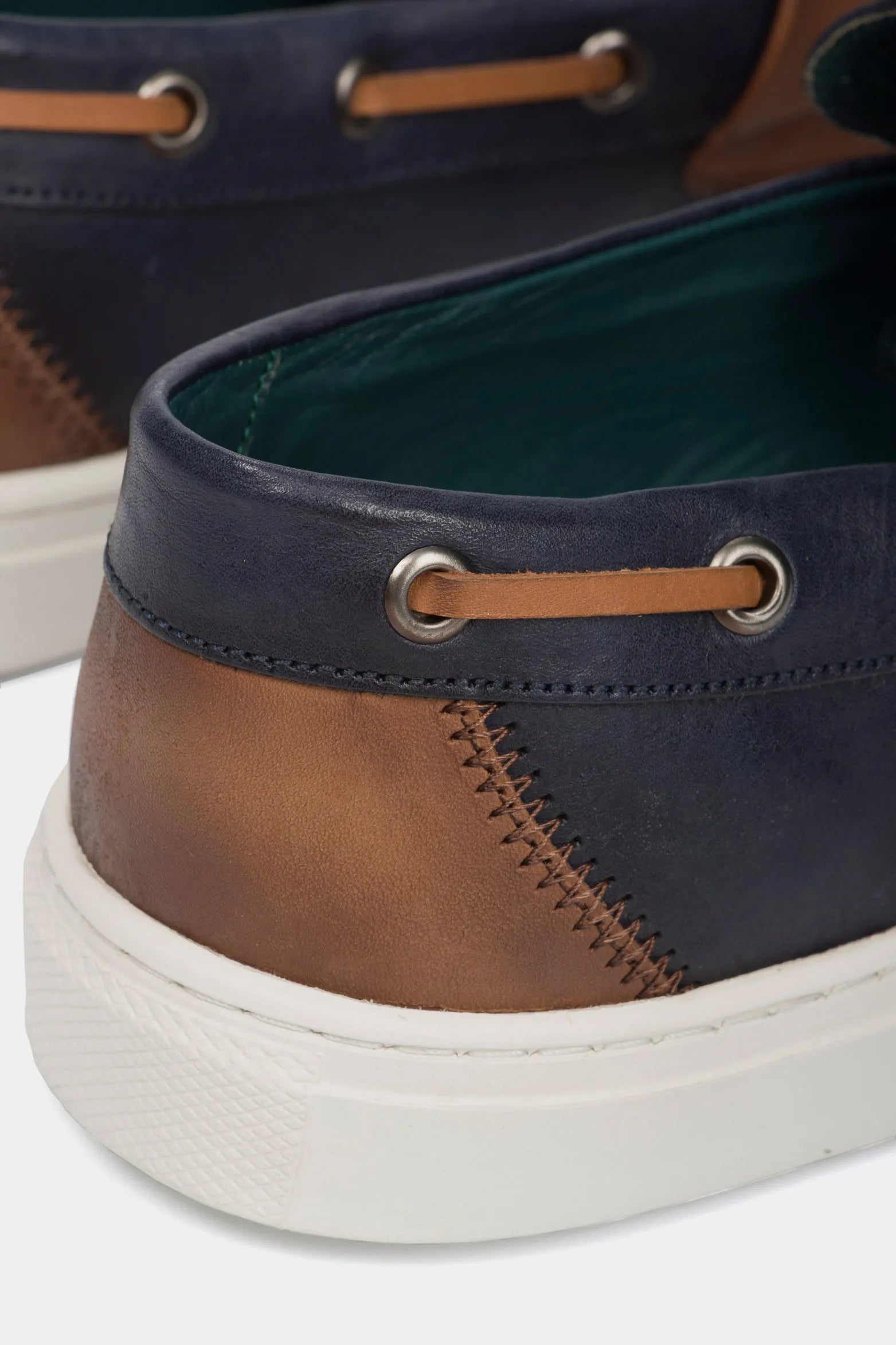 Mocasines Deportivos de Cuero para Hombre Vintage