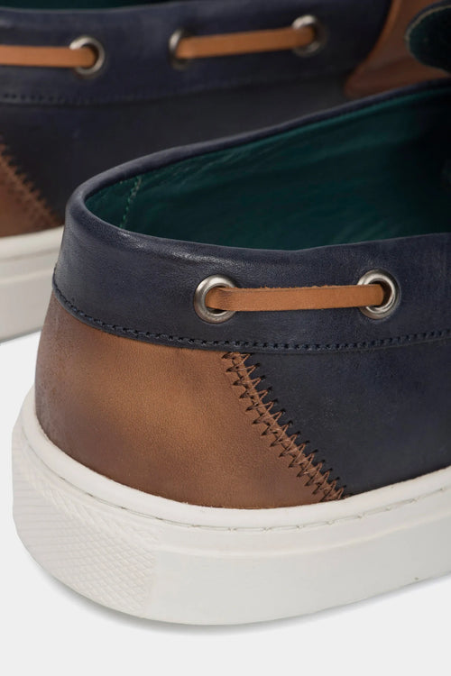 Mocasines Deportivos de Cuero para Hombre Vintage