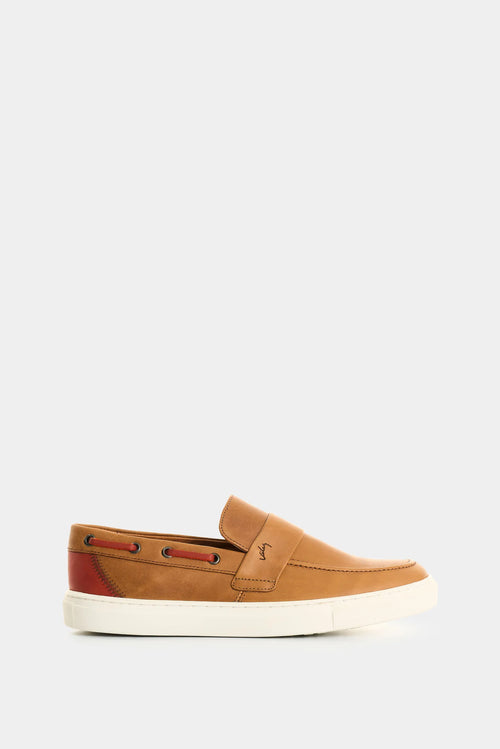 Mocasines Deportivos de Cuero para Hombre Vintage