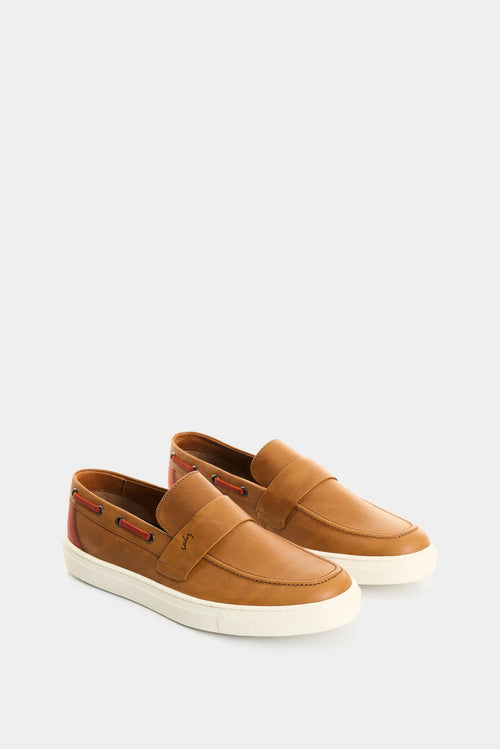 Mocasines Deportivos de Cuero para Hombre Vintage