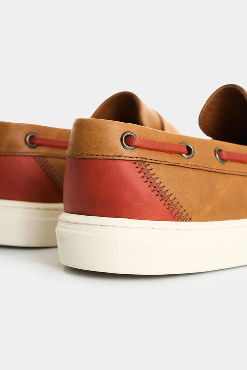 Mocasines Deportivos de Cuero para Hombre Vintage