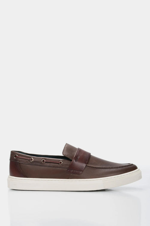 Mocasines Deportivos de Cuero para Hombre Vintage