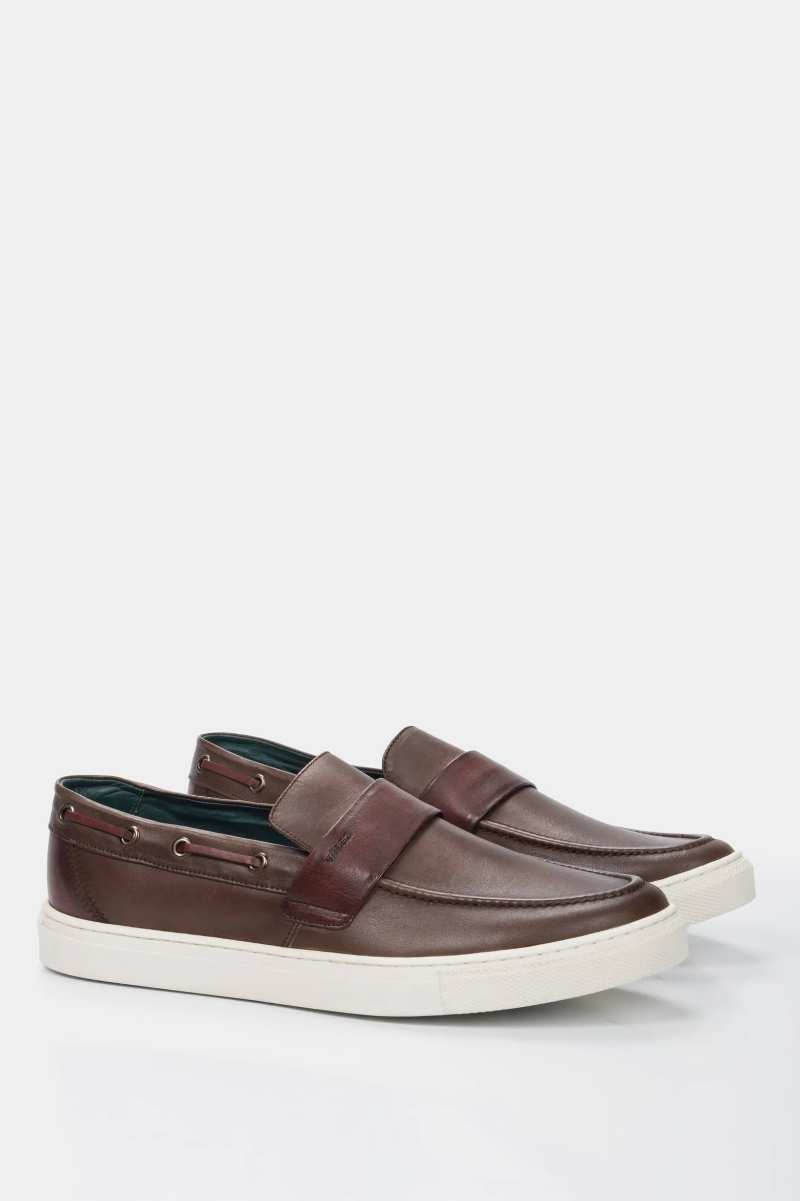 Mocasines Deportivos de Cuero para Hombre Vintage