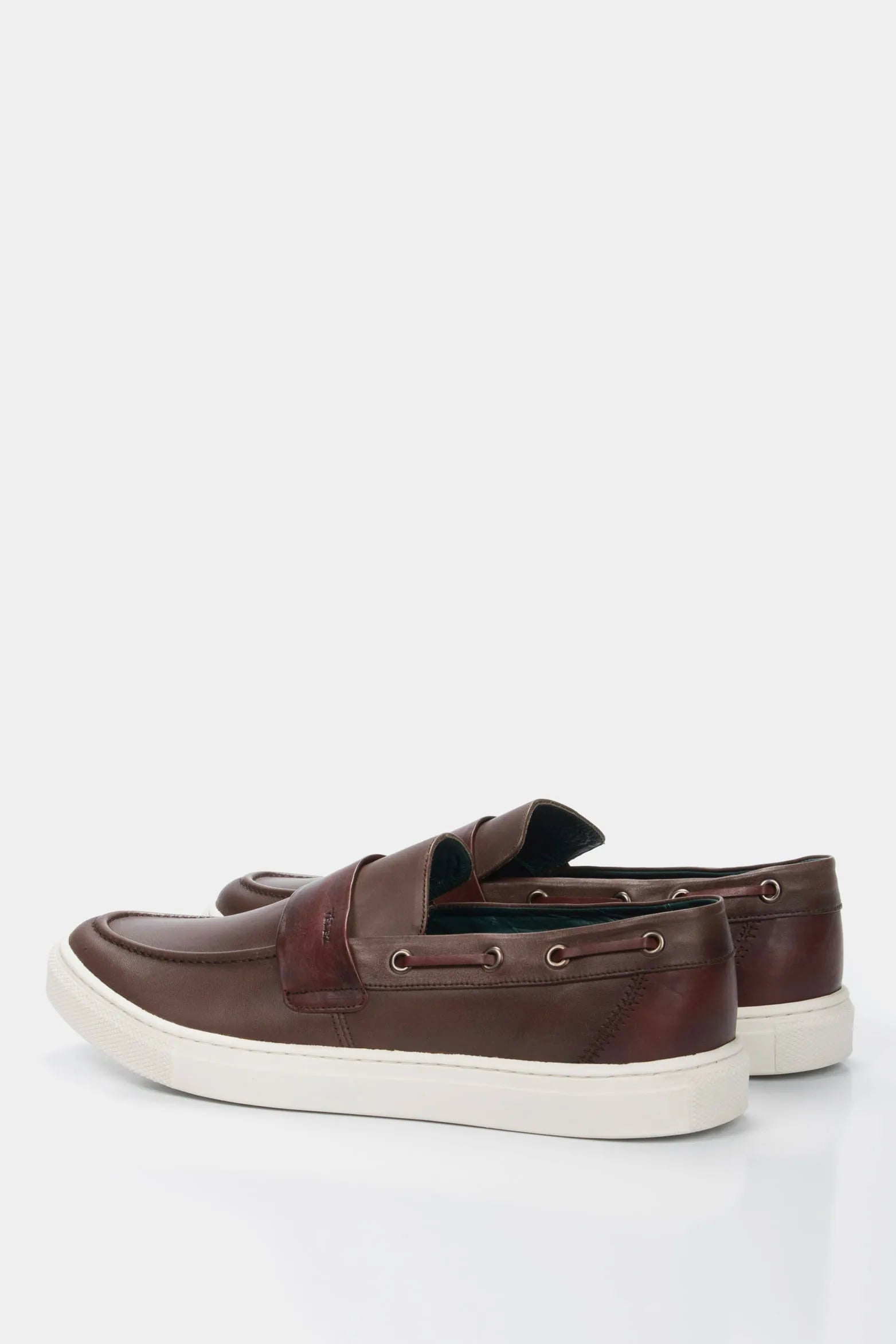 Mocasines Deportivos de Cuero para Hombre Vintage