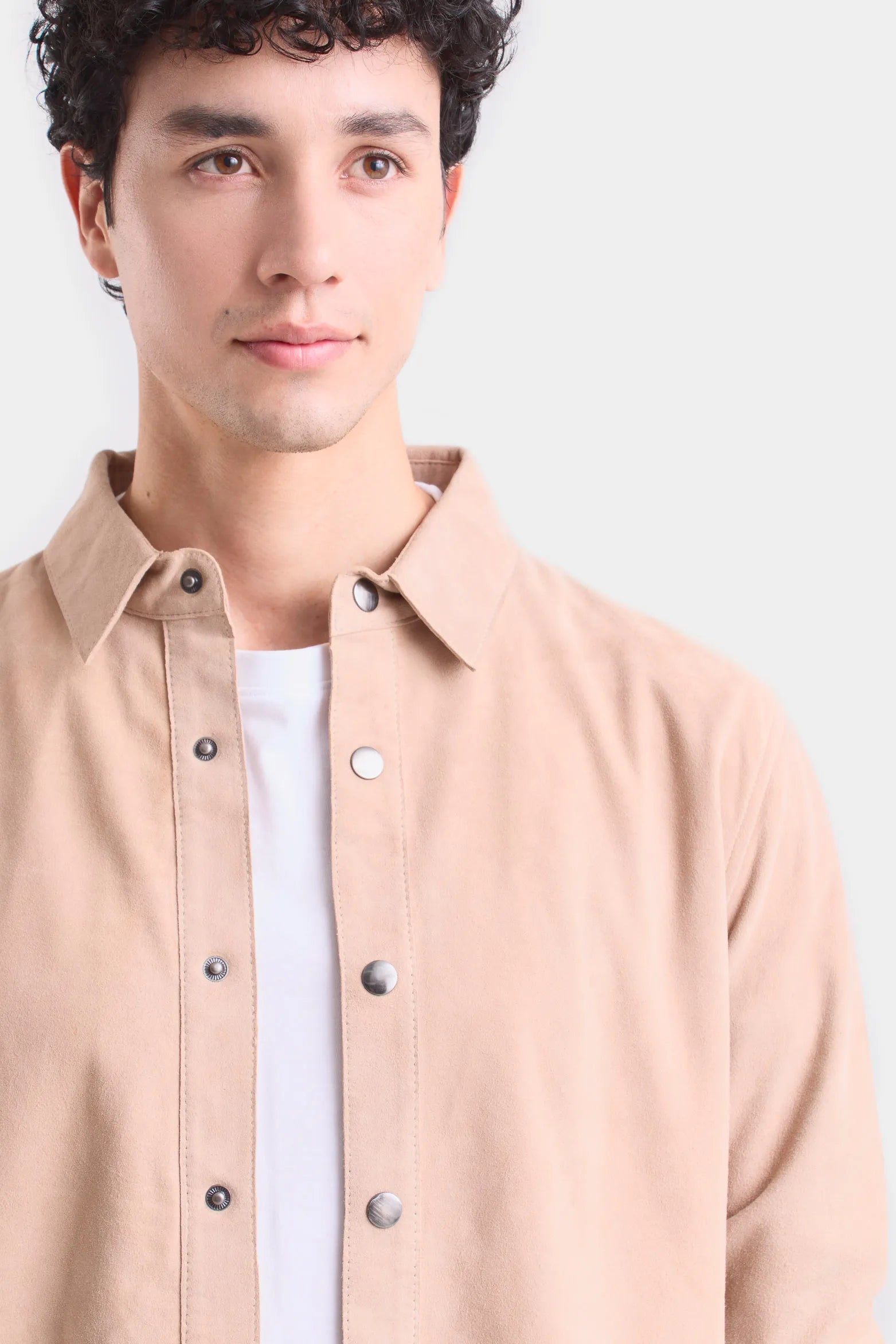 CAMISA MANGA LARGA PARA HOMBRE GAMUZA