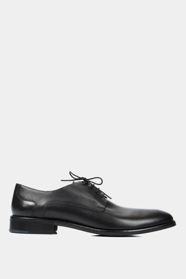 Zapatos Cordón Formal de Cuero Liso