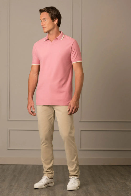 POLO SEMIFITTED ILIA PARA HOMBRE ESCOTE EN V