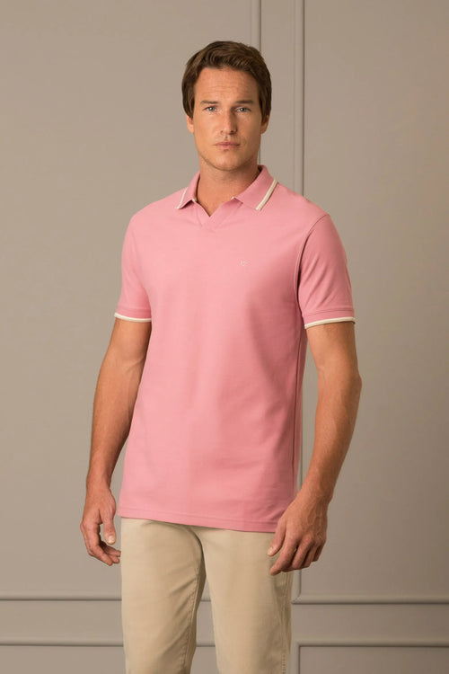 POLO SEMIFITTED ILIA PARA HOMBRE ESCOTE EN V