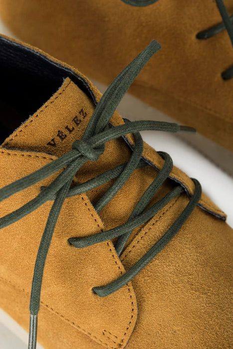 BOTAS GINGER DE CUERO PARA HOMBRE SUELA DEPORTIVA MOSTAZA