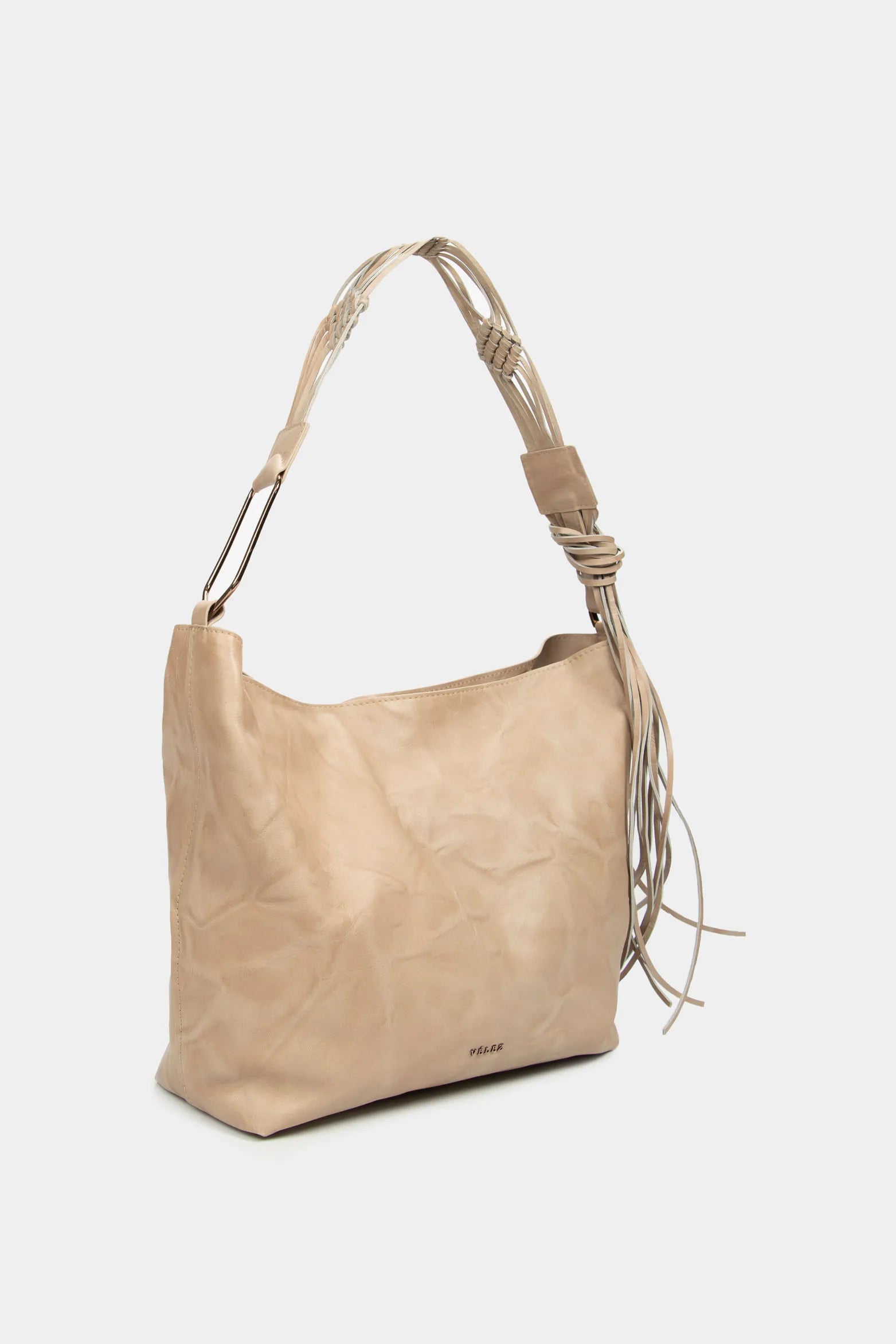 CARTERA AZALEA DE CUERO PARA MUJER MACRAMÉ