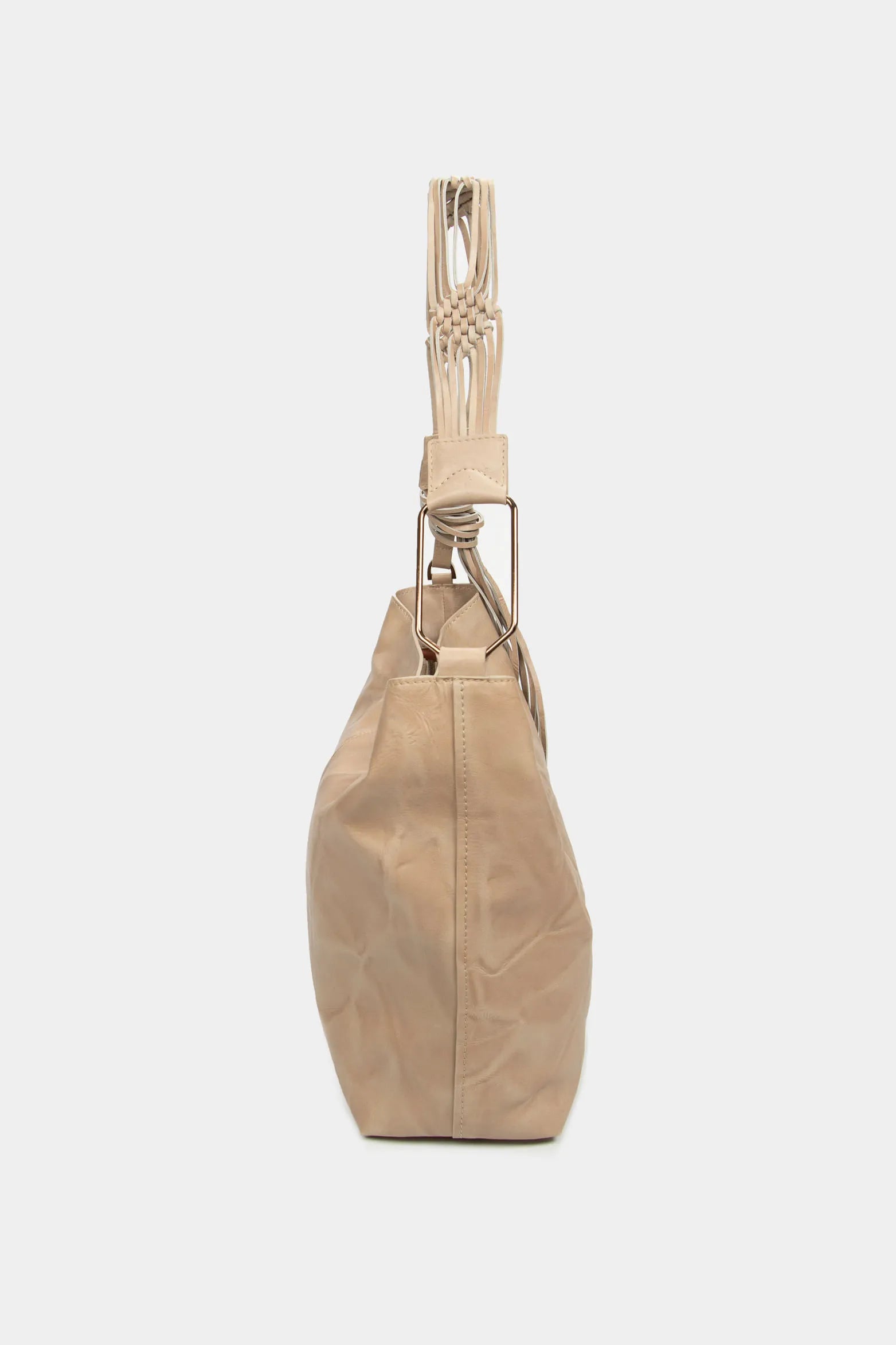 CARTERA AZALEA DE CUERO PARA MUJER MACRAMÉ