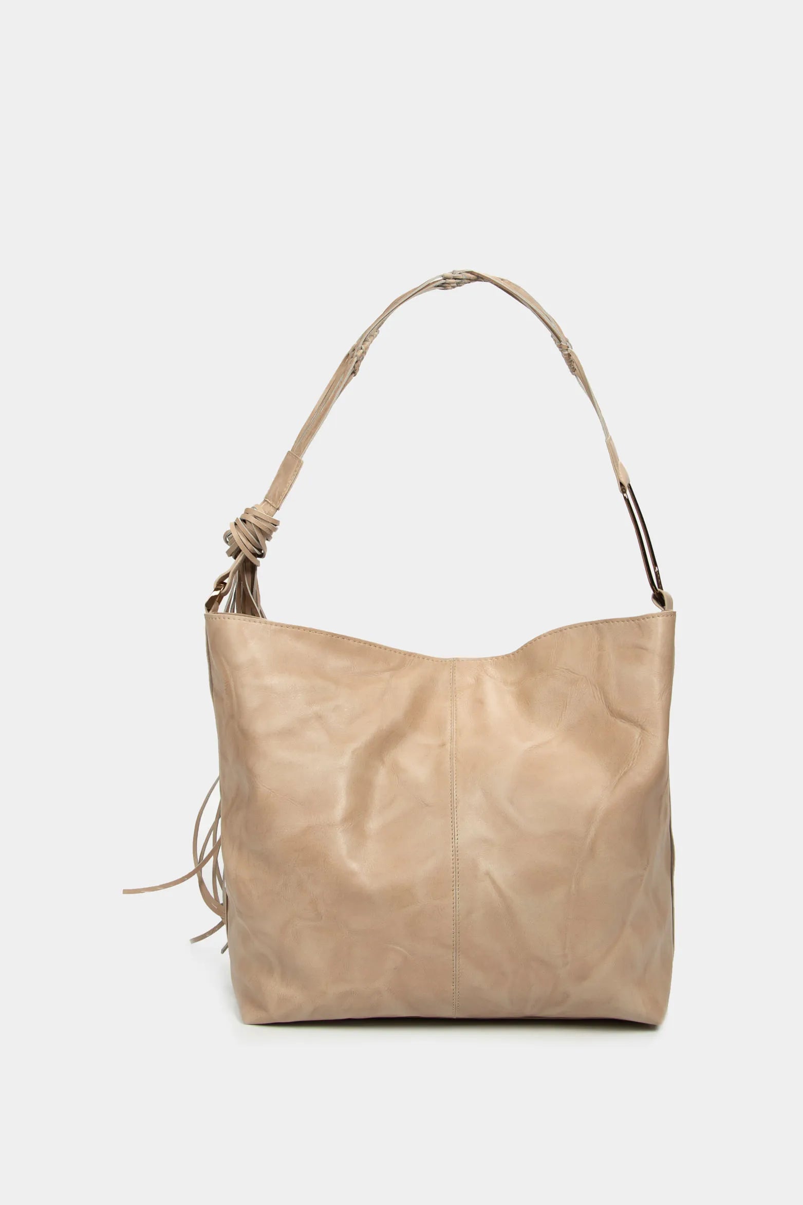 CARTERA AZALEA DE CUERO PARA MUJER MACRAMÉ