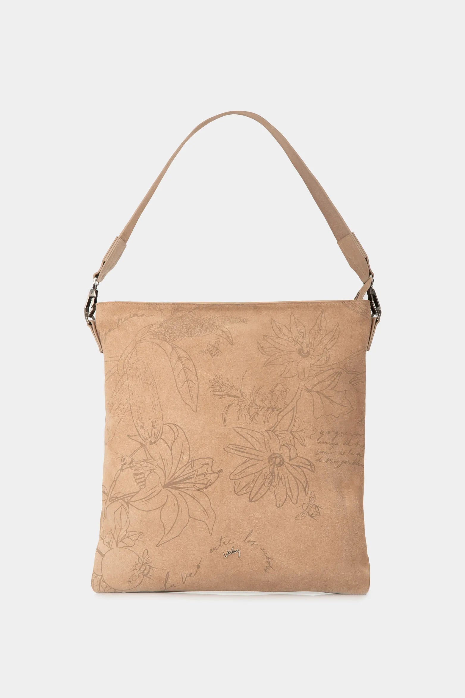 SHOPPING MONSTERA DE CUERO Y CARNAZA PARA MUJER ESTAMPADO FLORAL