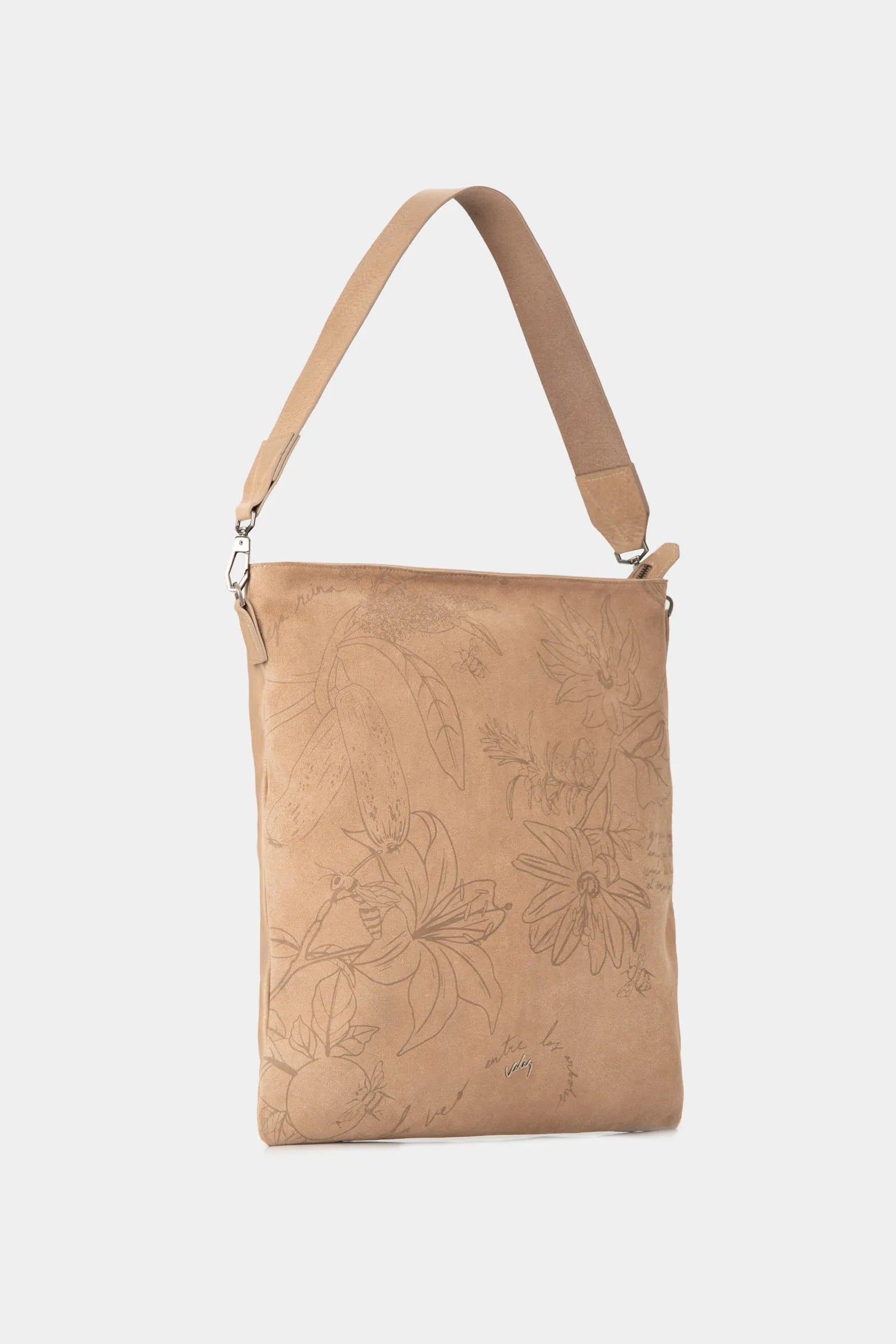 SHOPPING MONSTERA DE CUERO Y CARNAZA PARA MUJER ESTAMPADO FLORAL