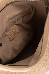 SHOPPING MONSTERA DE CUERO Y CARNAZA PARA MUJER ESTAMPADO FLORAL