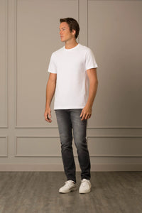 Camiseta peru cuello redondo para hombre  básica jersey