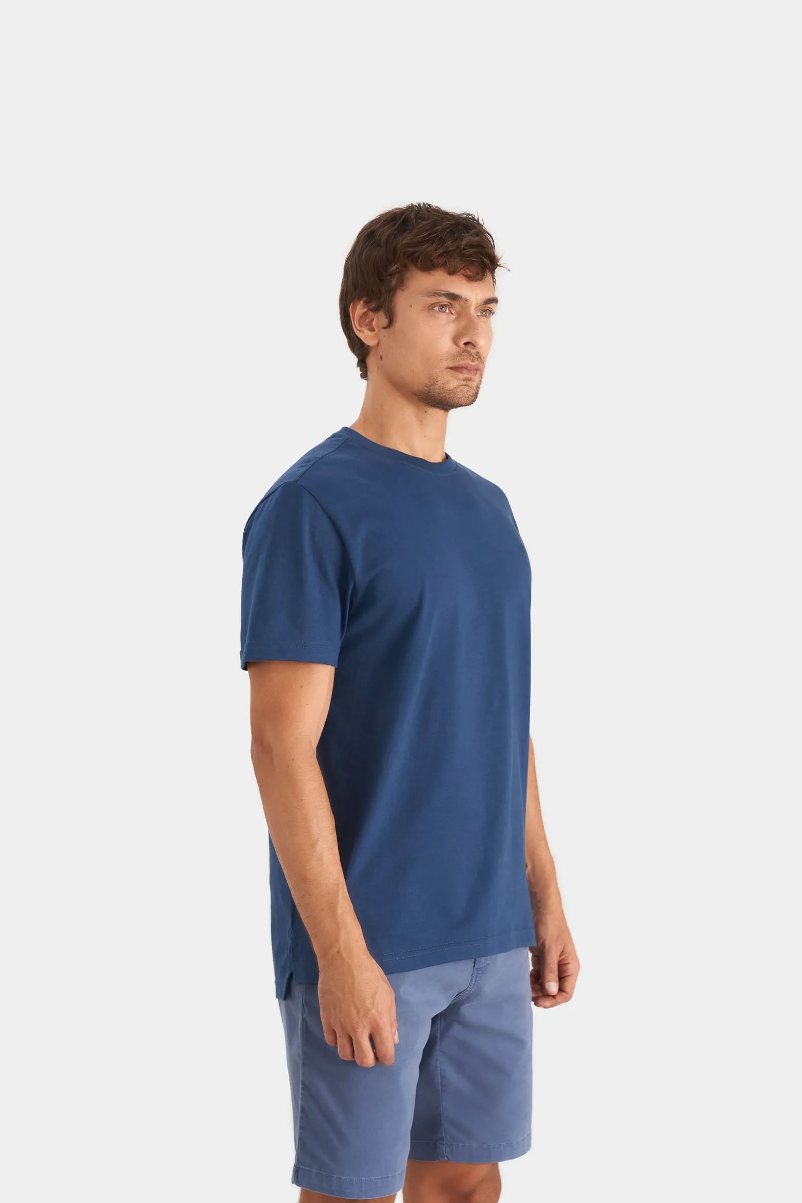 Camiseta peru cuello redondo para hombre  básica jersey