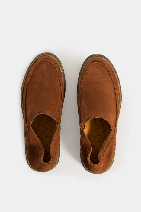MOCASINES MALTA DE CUERO PARA HOMBRE RESORTE AL TALÓN