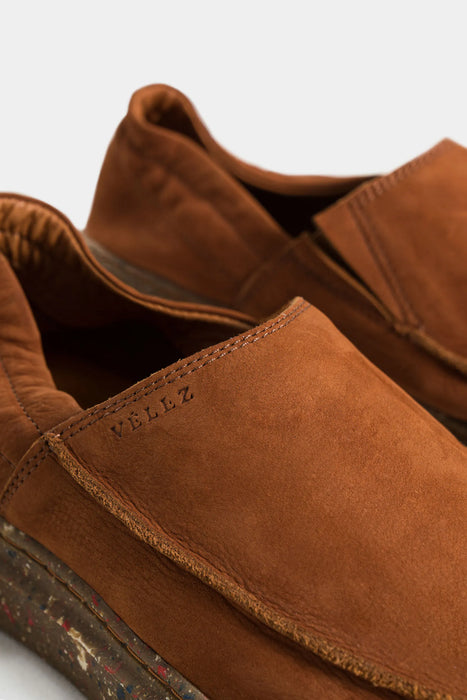 MOCASINES MALTA DE CUERO PARA HOMBRE RESORTE AL TALÓN