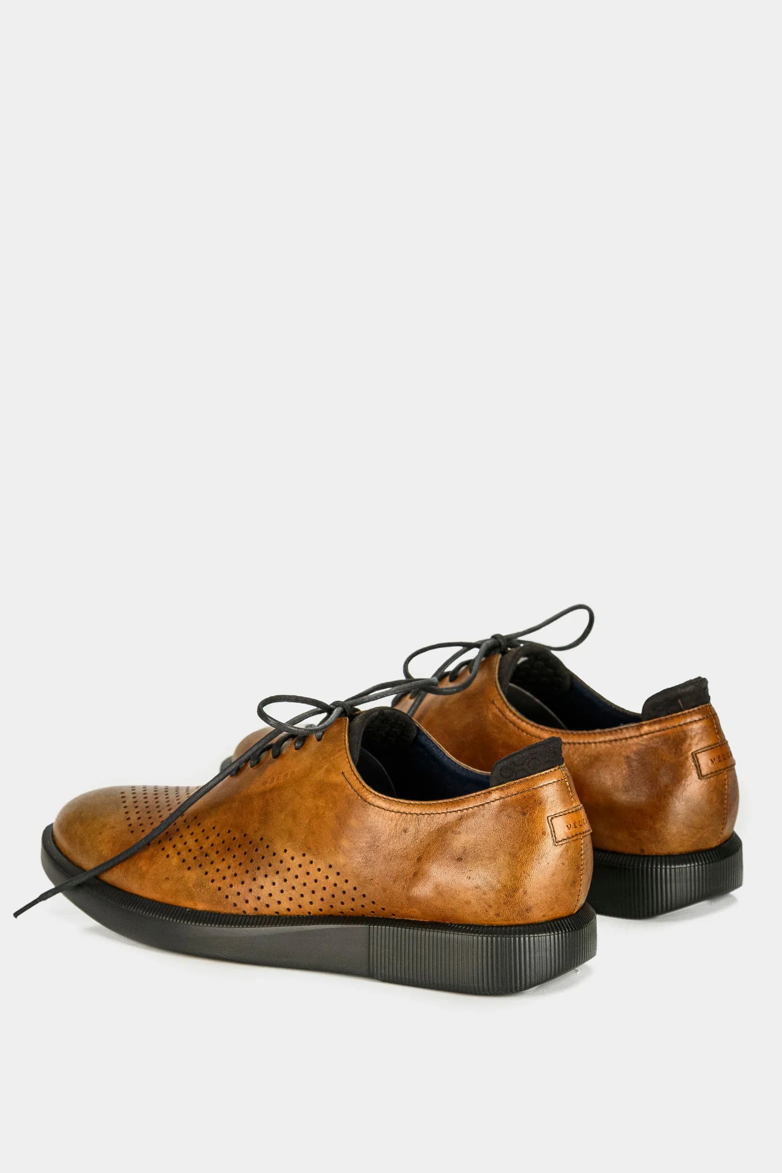 Zapatos cordón Dalí de cuero para hombre vintage