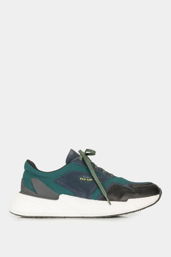 TENIS BOSCO DE CUERO Y LONA PARA HOMBRE EN CONTRASTE