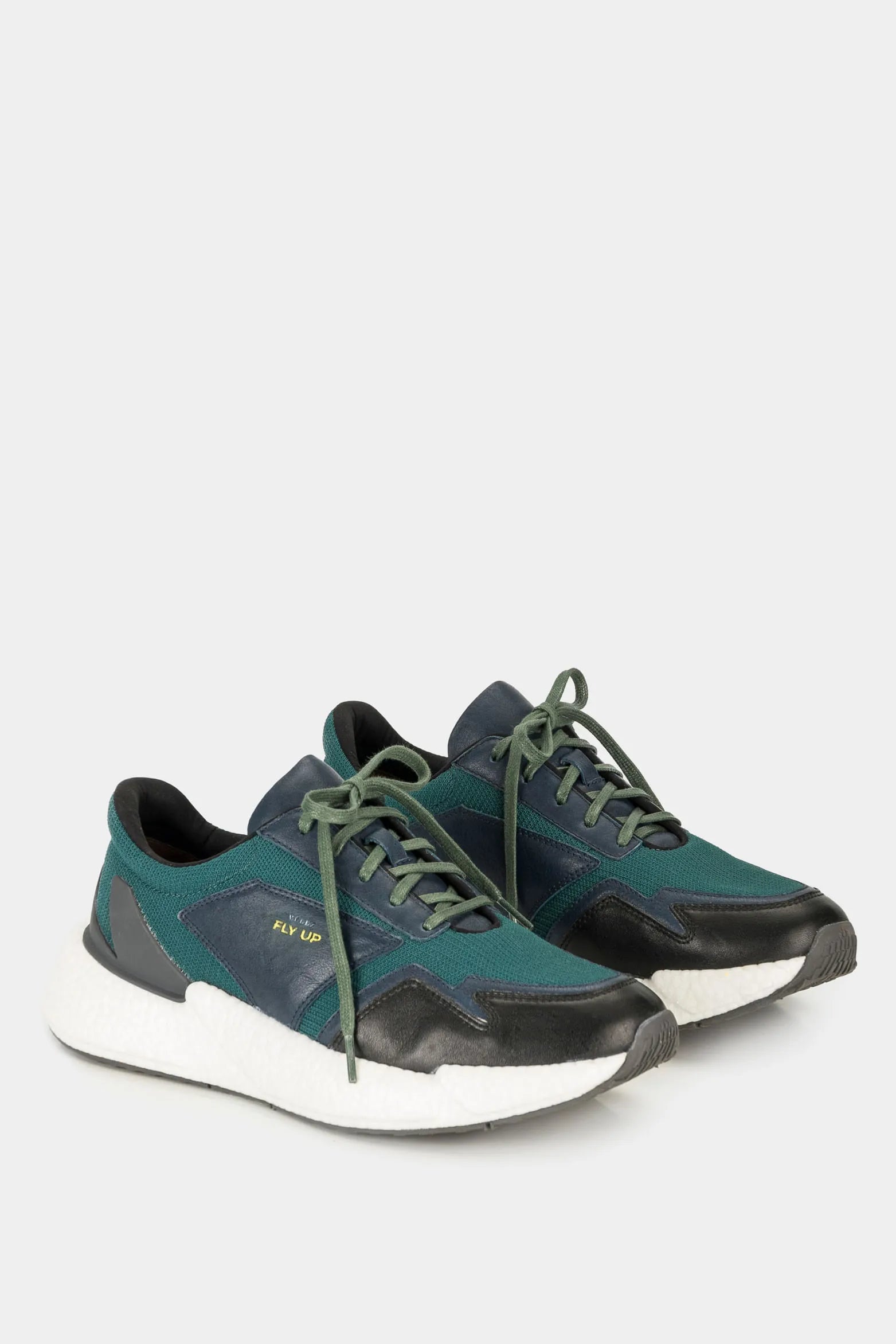 TENIS BOSCO DE CUERO Y LONA PARA HOMBRE EN CONTRASTE