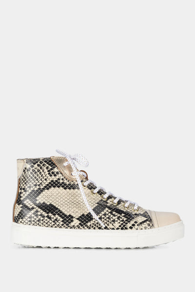 SNEAKERS AVENTURINA DE CUERO PARA MUJER ANIMAL PRINT
