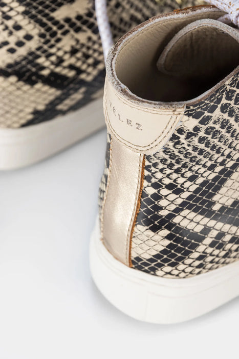 SNEAKERS AVENTURINA DE CUERO PARA MUJER ANIMAL PRINT