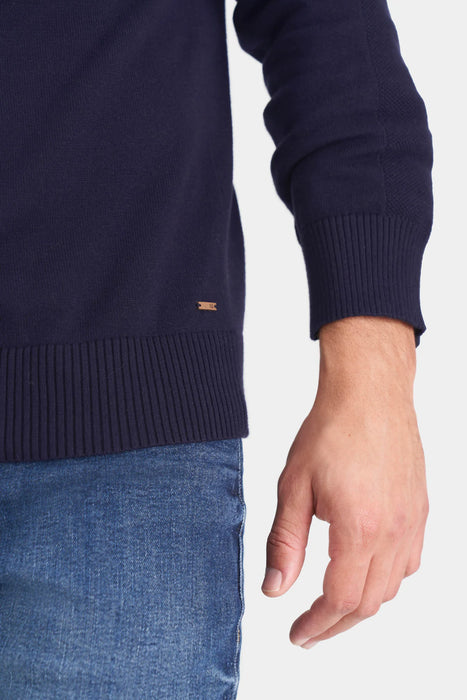 Sweater tejido en algodón para hombre manga ranglan