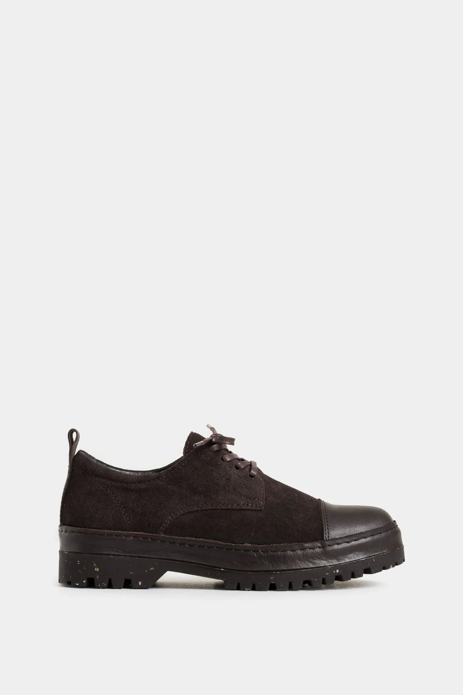 Zapatos Cordón Sunset de Cuero para Hombre Mezcla de Texturas