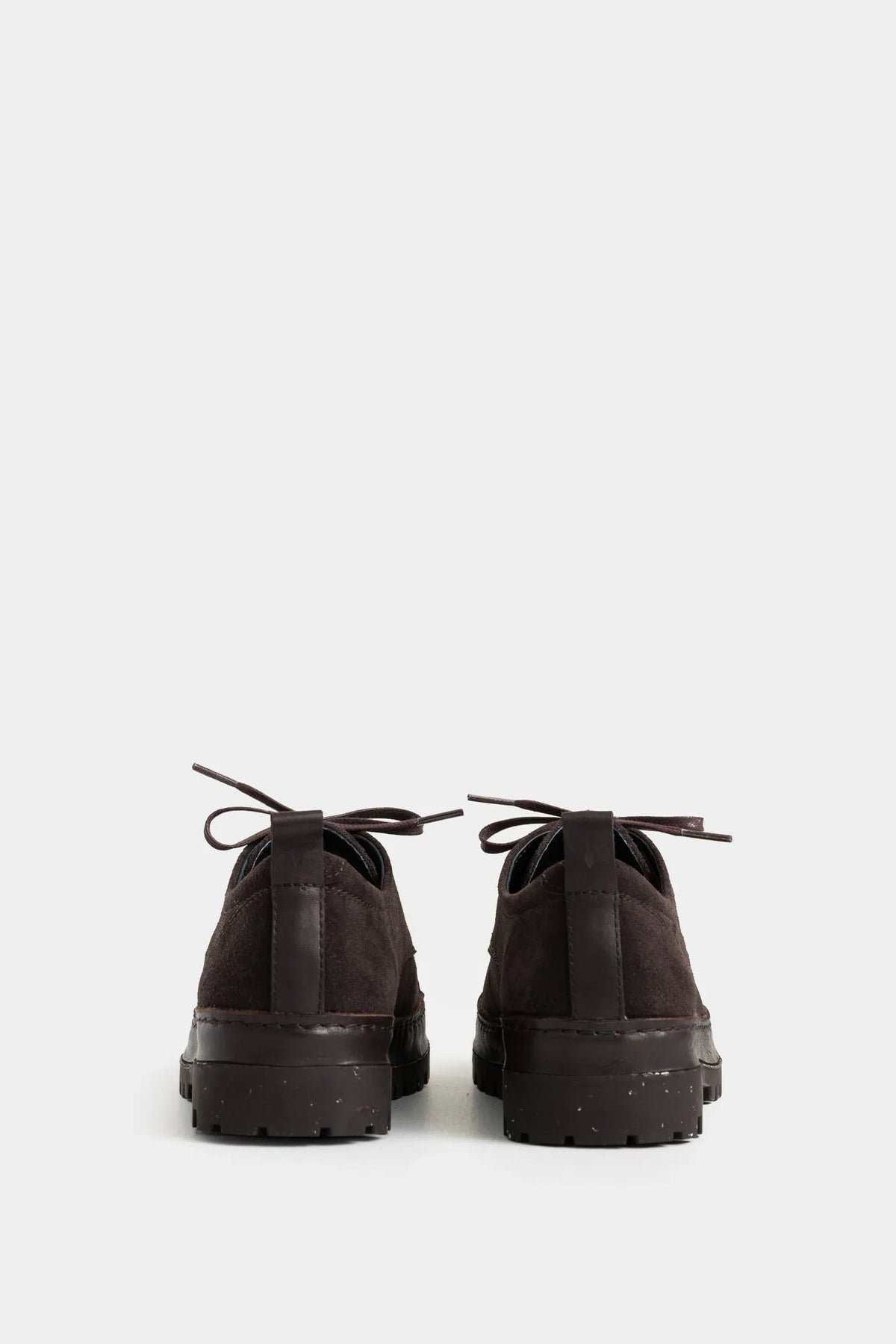 Zapatos Cordón Sunset de Cuero para Hombre Mezcla de Texturas