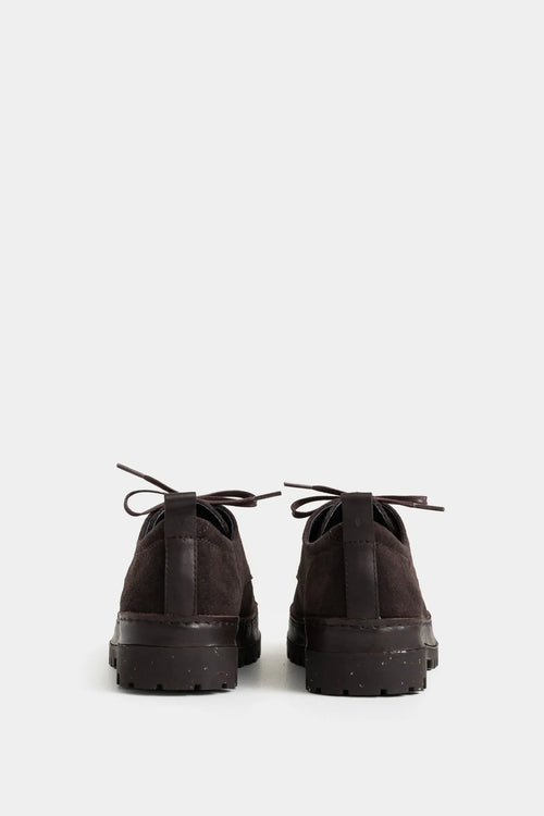 Zapatos Cordón Sunset de Cuero para Hombre Mezcla de Texturas