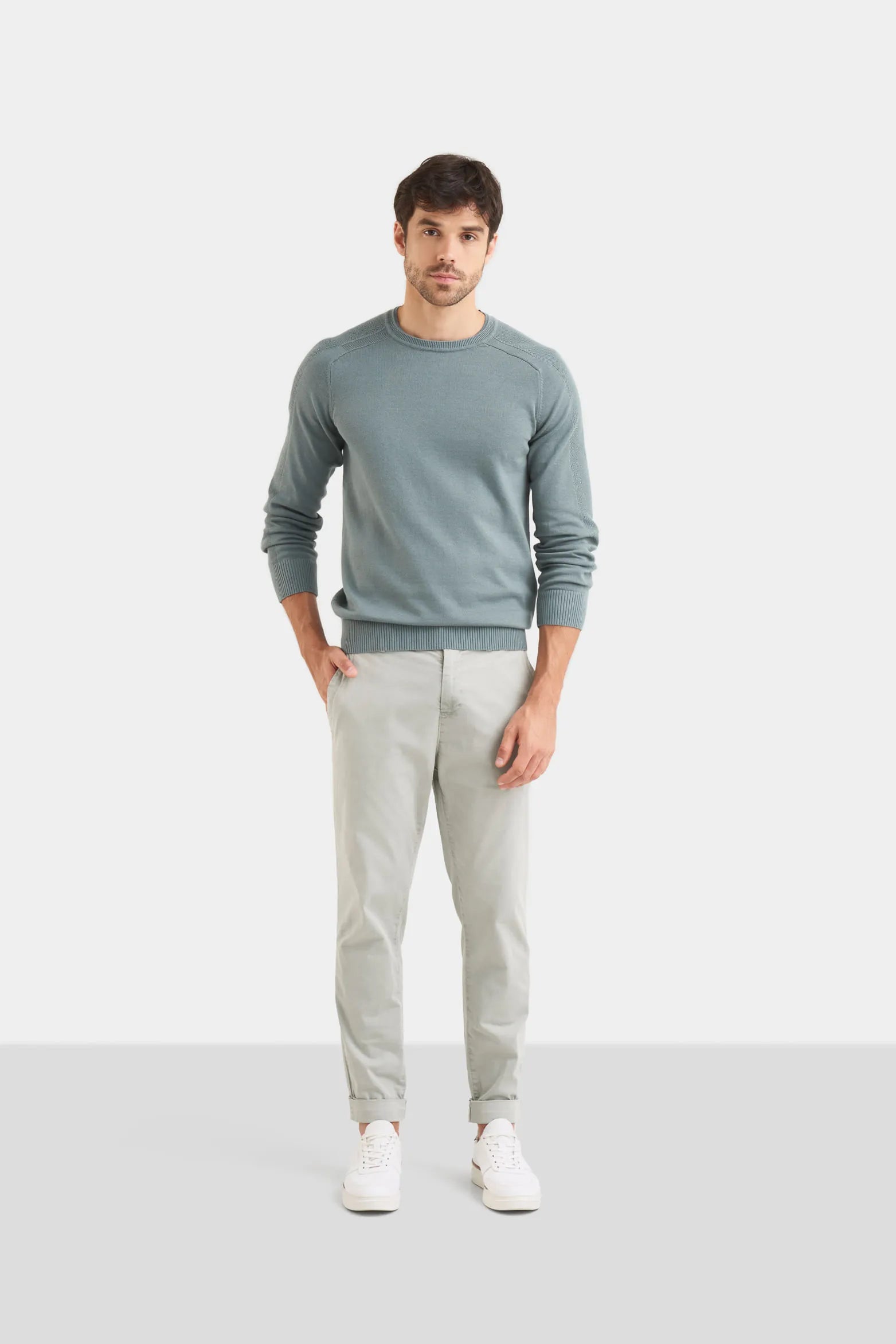 PANTALÓN ÍTALO PARA HOMBRE EN POPELINA LIVIANA DE ALGODÓN