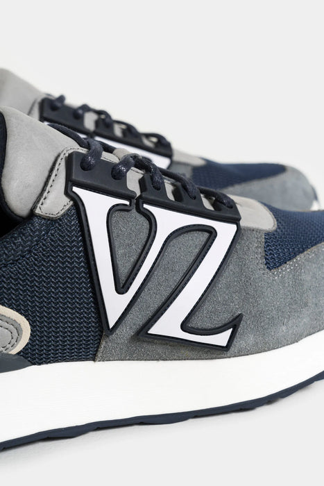 Sneakers VZ gommus de cuero liso para hombre deportivos