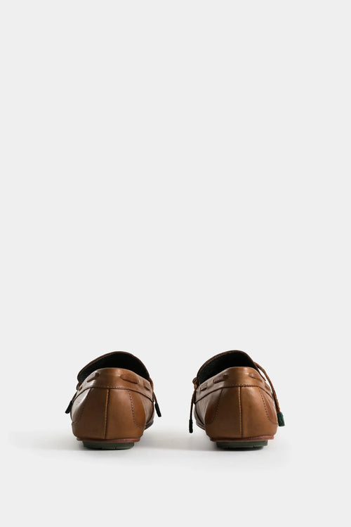 Mocasines Atacama de Cuero para Hombre Capellada con Acabado Tamponado Manual