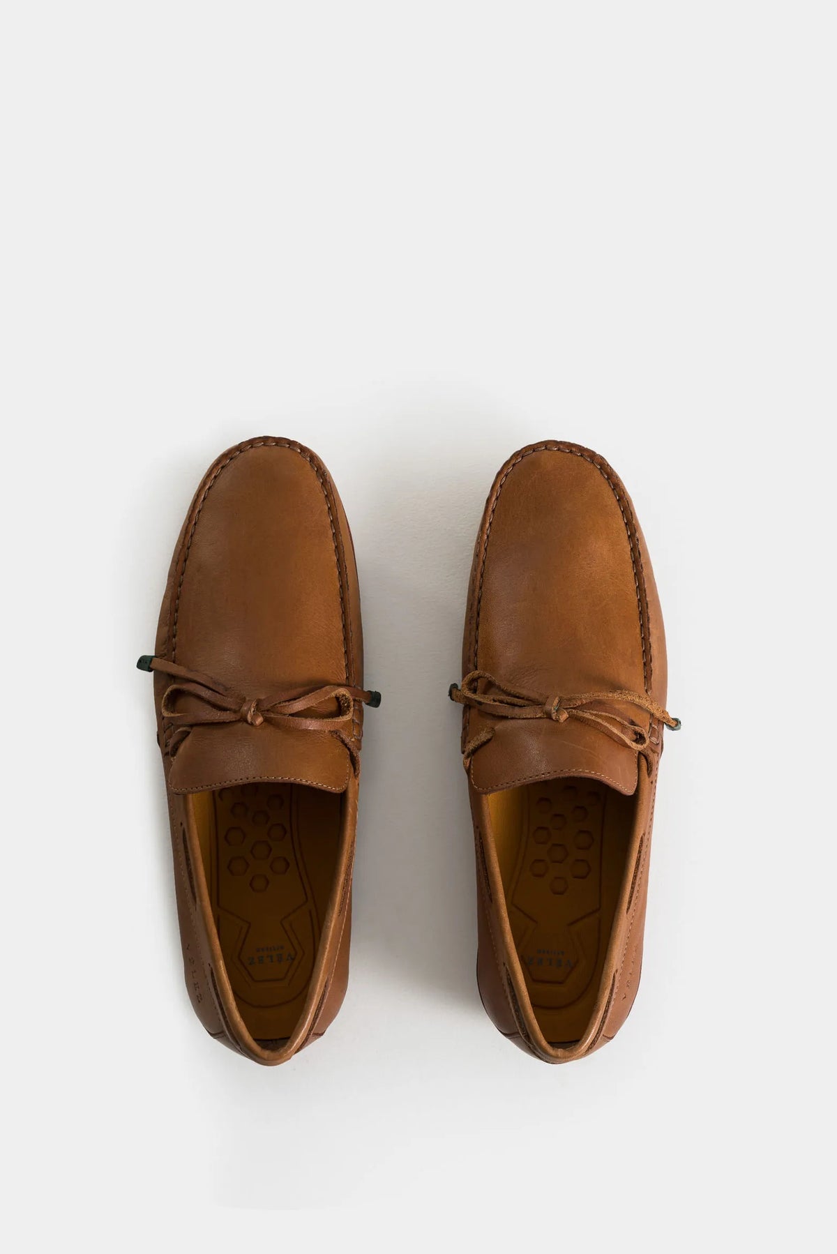 Mocasines Atacama de Cuero para Hombre Capellada con Acabado Tamponado Manual