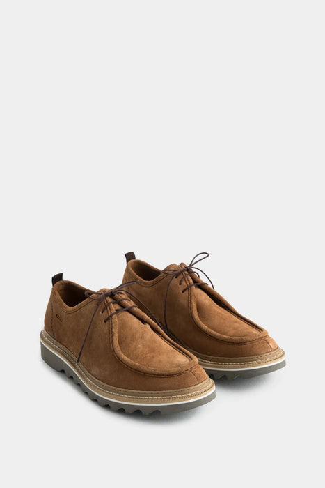 ZAPATOS CORDÓN NOVA DE CUERO PARA HOMBRE TEXTURA GAMUZADA