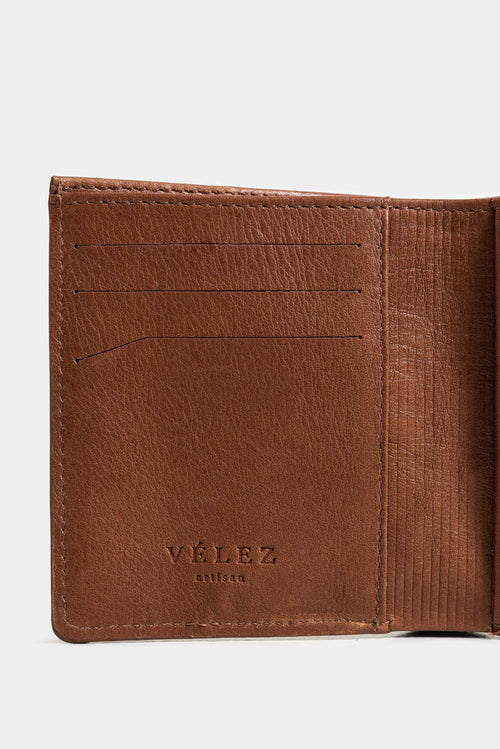 Billetera arabia de cuero para hombre con monedero