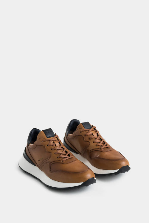 SNEAKERS COOPER 3 DE CUERO PARA HOMBRE SPOILER EN CONTRASTE