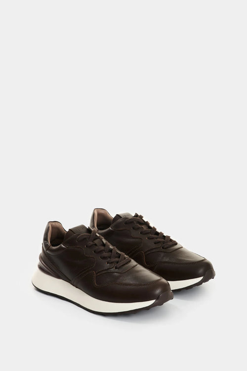 SNEAKERS COOPER 3 DE CUERO PARA HOMBRE SPOILER EN CONTRASTE