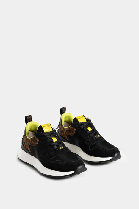 SNEAKERS MERCURIO 2.0 DE CUERO GAMUZA PARA MUJER TEXTURA ANIMAL