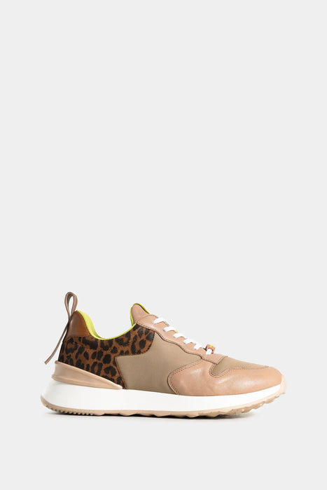 SNEAKERS MERCURIO 2.0 DE CUERO GAMUZA PARA MUJER TEXTURA ANIMAL