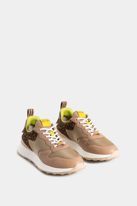SNEAKERS MERCURIO 2.0 DE CUERO GAMUZA PARA MUJER TEXTURA ANIMAL